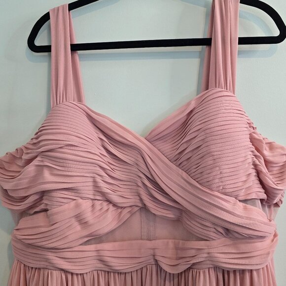 Birdy Gray Elsye Dress Mesh Dusty Rose - Picture 5 of 12